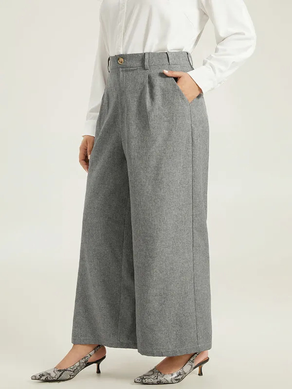 Elegant grey trousers and trousers