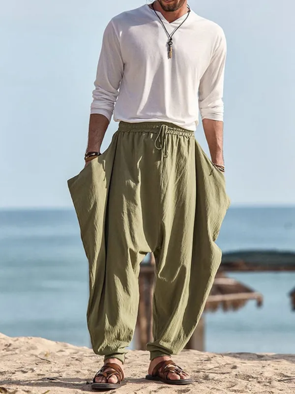 Retro Casual Pants - Lightweight & Breathable