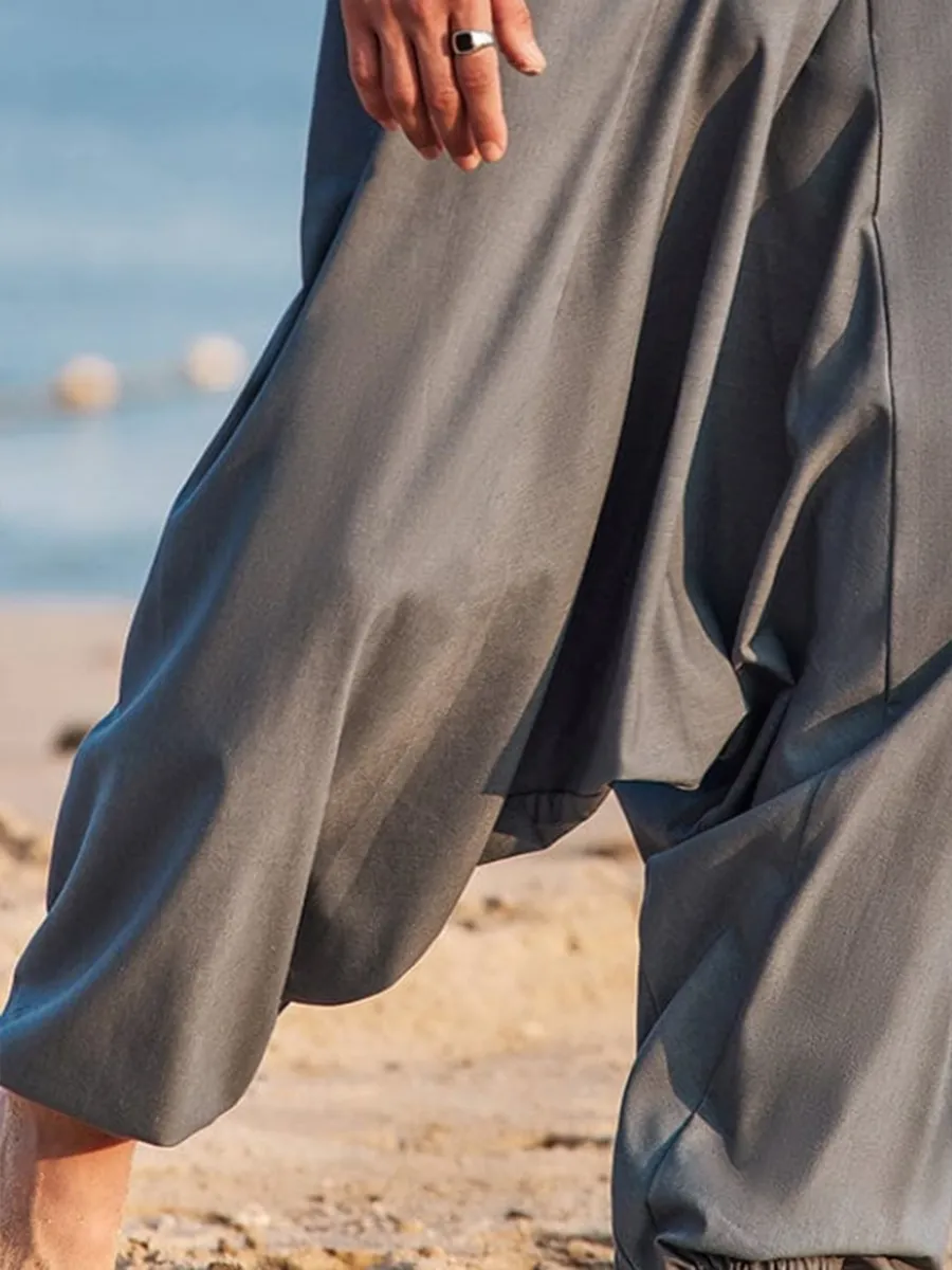 Linen Straight Pants - Lightweight & Breathable