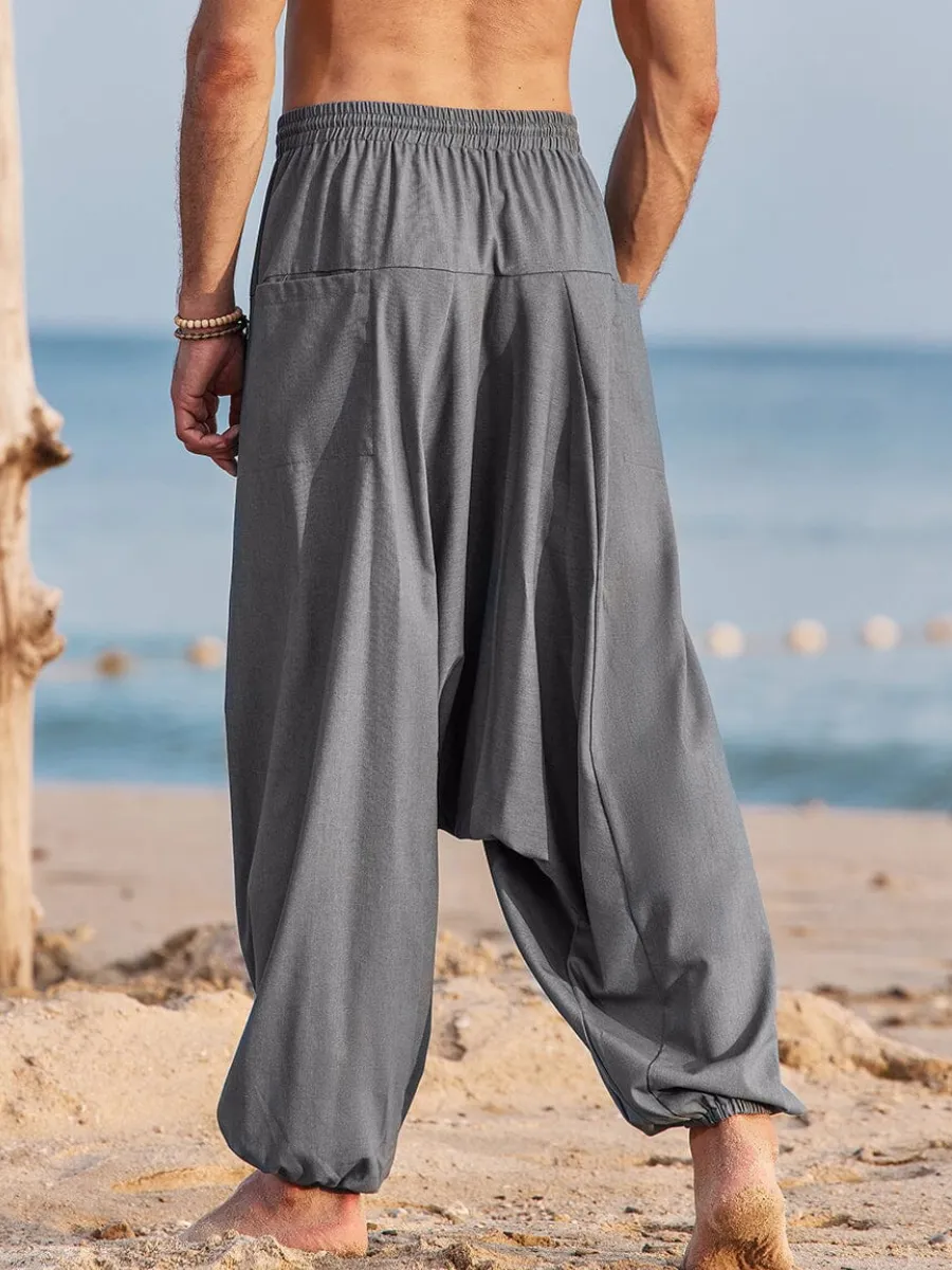 Linen Straight Pants - Lightweight & Breathable